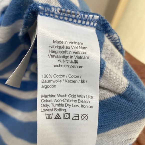 J. Crew Blue and White Striped Maxi Dress - Picture 4 of 4